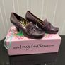 Irregular Choice Purple Loafer Heels Image 2