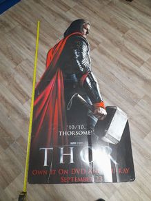 Thor movie cardboard standee poster