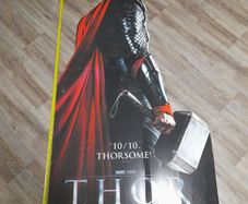Thor movie cardboard standee poster
