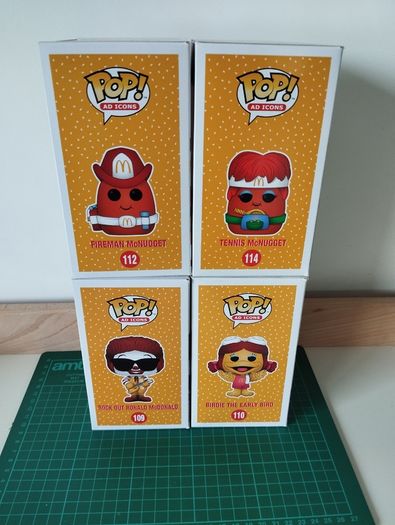 Funko Pop McDonalds Ad Icons Bundle (4 Figures)