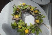 Lemon Door Wreath