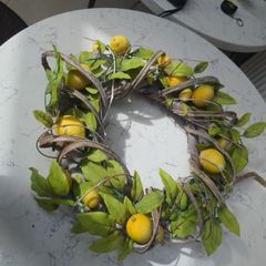 Lemon Door Wreath