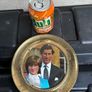 Charles and Diana brass wall plate Image 2