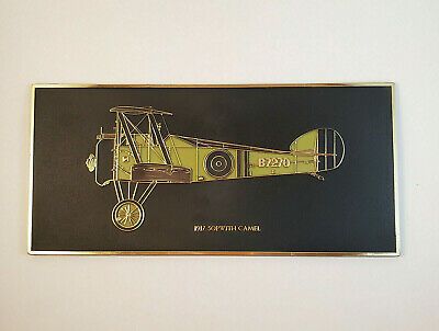 Prestige Wall Plaque 1917 Sopwith Camel. New. Free Postage!