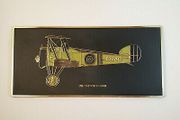 Prestige Wall Plaque 1917 Sopwith Camel. New. Free Postage!