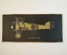 Prestige Wall Plaque 1917 Sopwith Camel. New. Free Postage!