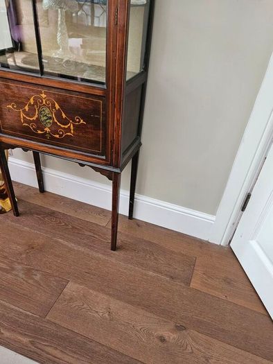 magohny inlaid tall cabinet