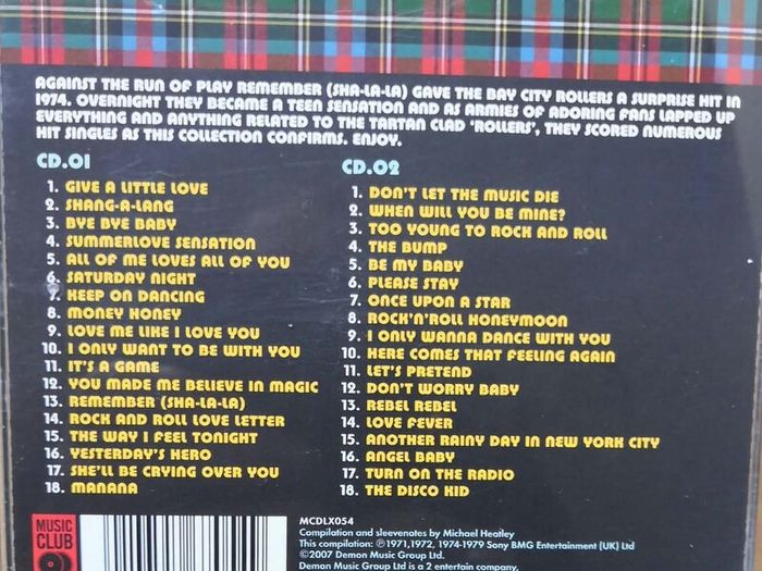 Give A Little Love: The Best of The Bay City Rollers (Double CD)