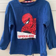 Marvel Spider-Man long sleeve top 3-4 years
