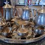 Tray/tea/coffee/sugar Milk Pots (silver Plated). Image 9