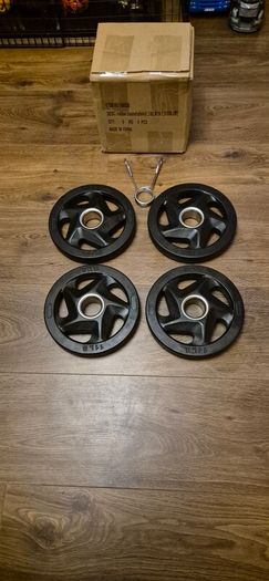 brand new 4x5kilo olympic weight plates