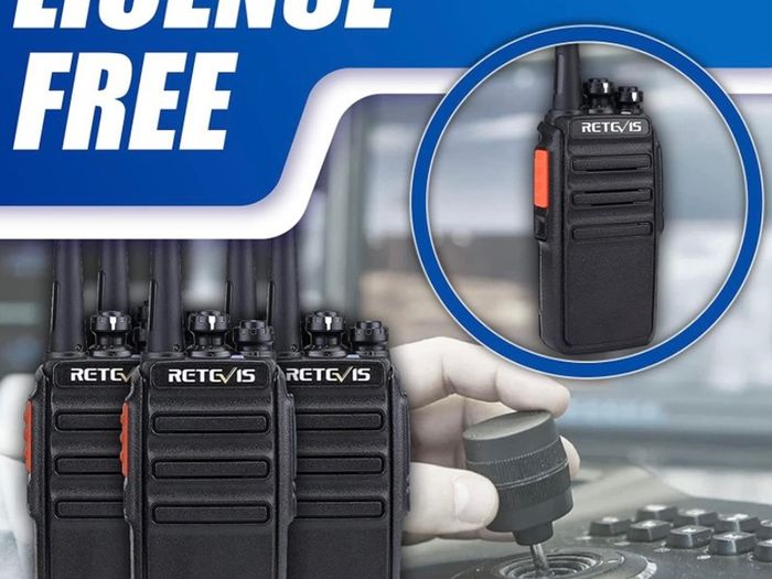 Walkie Talkie PMR446 License Free, Professional Two Way Radio 16 Channels VOX Scan Monitor, 2 Way Radio with USB Charger Base and Earpieces for Commercial, School (FREE POSTAGE)