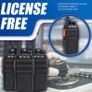 Walkie Talkie PMR446 License Free, Professional Two Way Radio 16 Channels VOX Scan Monitor, 2 Way Radio with USB Charger Base and Earpieces for Commercial, School (FREE POSTAGE) Image 2