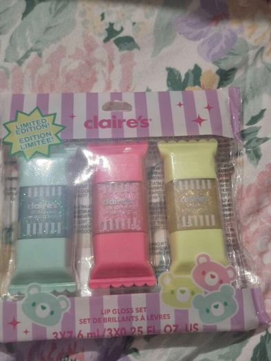 Girls Bits. Nail varnishes and lip glosses