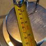 Vintage Italian Stainless Steel and Glass dish for  Parmesan cheese,Honey, jam etc.. Image 2