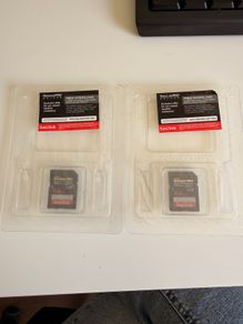 2 sandisk memory cards