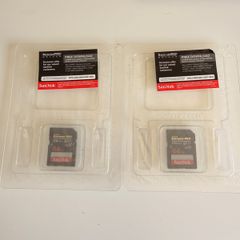 2 sandisk memory cards