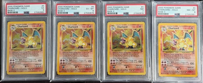 Pokemon - Charizard - Graded - PSA 1 - 8