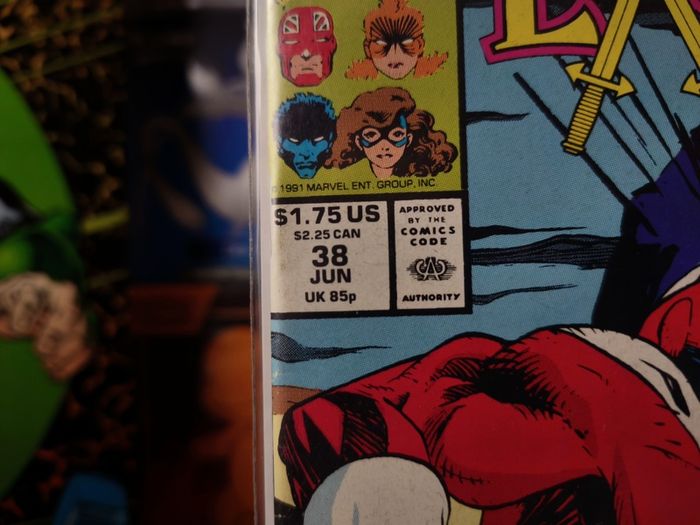 Excalibur ! Issue #38 ! War with Avengers West Coast ! Copper Age Comic from 1991 ! by Marvel !