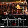 Icicle Lights Outdoor, 1216 LED 30m/98.5ft Christmas Lights Waterproof Fairy Lights Plug in String Lights with 8 Modes Clear Cable Holiday Lighting for Window/Garden/Party (Red & Green) Image 7