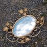 Vintage Convex Mirror Metal Image 2