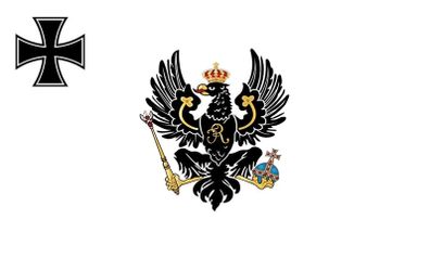 Prussian Empire War flag 1816 FREEPOST