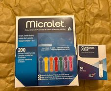 Contour next blood glucose diabetic test strips pack 50 and lancets 200