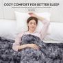 Warmrest Electric Blanket 1 to 10 Hours AutoOff Detachable Controller Machine Washable Grey Image 4