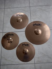 Paiste 201 Cymbal Set . As New. Half Price.