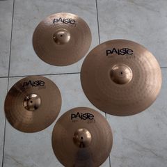 Paiste 201 Cymbal Set . As New. Half Price.