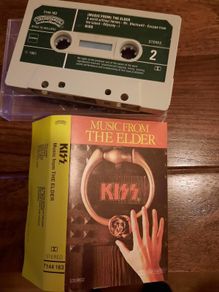 KISS Music from The Elder - Cassette-1981 Dutch release