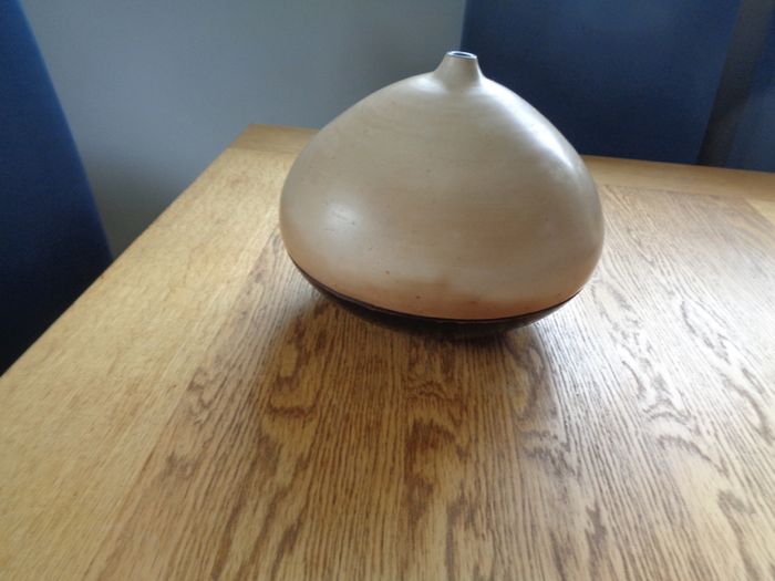 Art Deco Ceramic Reed Pot for Sale