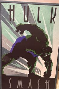 Hulk Framed canvas poster