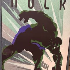 Hulk Framed canvas poster