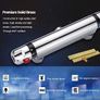 Thermostatic Shower Mixer Bar Wall Mounted Shower Mixer Tap Chrome Brass Shower Thermostatic Mixer Valve, 38Deg C Anti Scald Shower Bar Mixer Valve Intelligent Constant Temperature Exposed for Bathroom Image 4