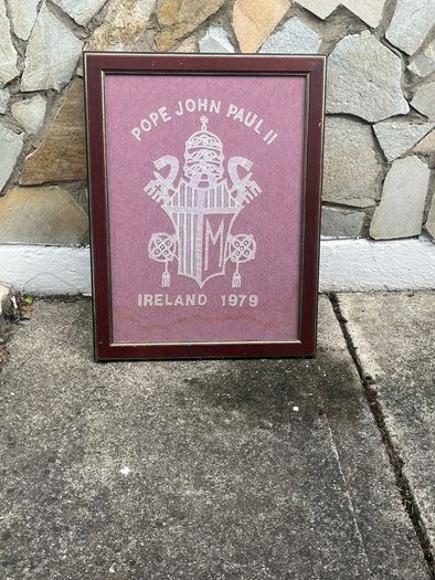 Hand made Lace of pope John Paul 1979
