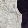 French designer Taille 0 74cm christening all in one dungarees Image 9