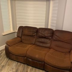 Recliner couch & chairs