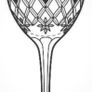 4 Vintage Edinburgh Crystal Kelso Crystal Wine Glasses 200ml Image 2