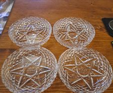 4 Genuine Waterford Crystal Bowls