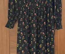 Marks & Spencer Black Floral Dress