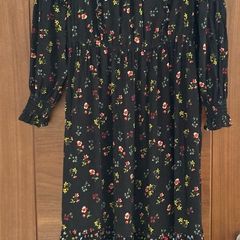Marks & Spencer Black Floral Dress
