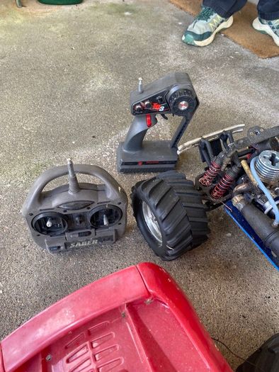 Traxxas Nitro RC Cars with Controllers Job Lot Untested