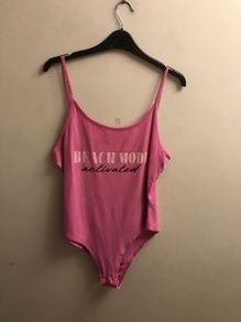 Pink bodysuit (size 14-16)