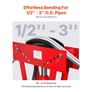 Hydraulic Pipe Bender 16 Ton Manual Copper Exhaust Pipe Bending Machine with 8 Dies (1/2" - 3") and 90 - 180 Adjustable Rollers Image 7