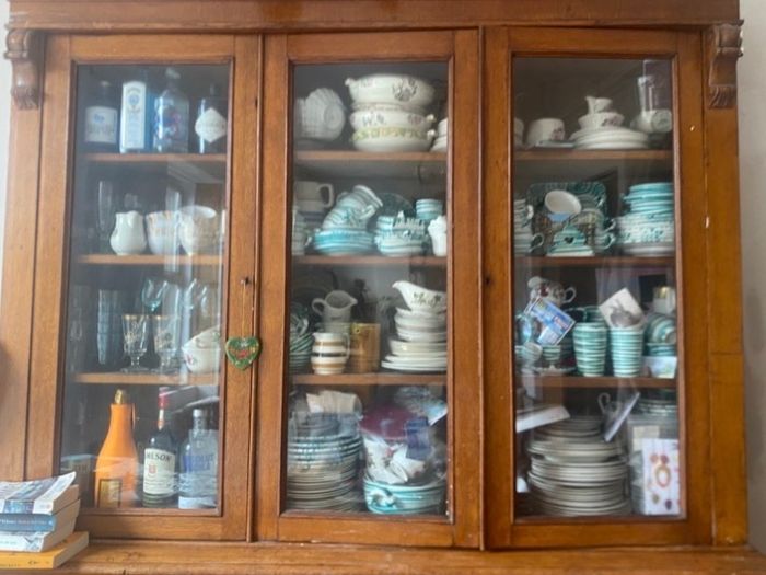 Antique Dresser bookcase in oak