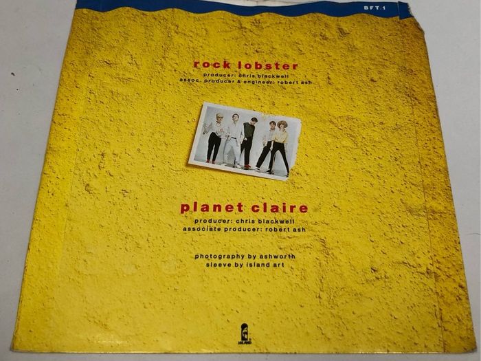 The B-52's - Rock Lobster (1986) 7"