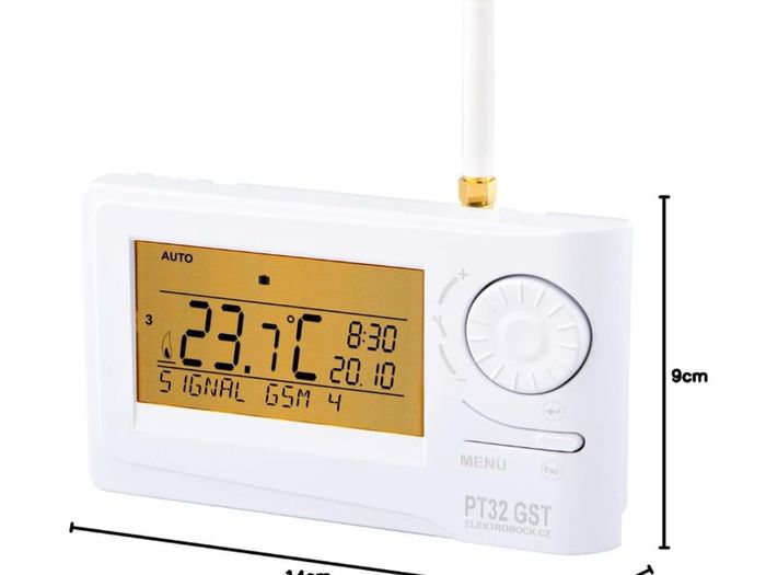 Elektrobock Digital Room Thermostat with GSM Module PT32 GST