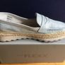 THE FLEXX Aqua Loafers 40 New  /   Espadrille Style Shoes 6.5 Image 4
