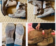 Vintage Y2K all saints damisi boots festival boho cult viral boots kate moss